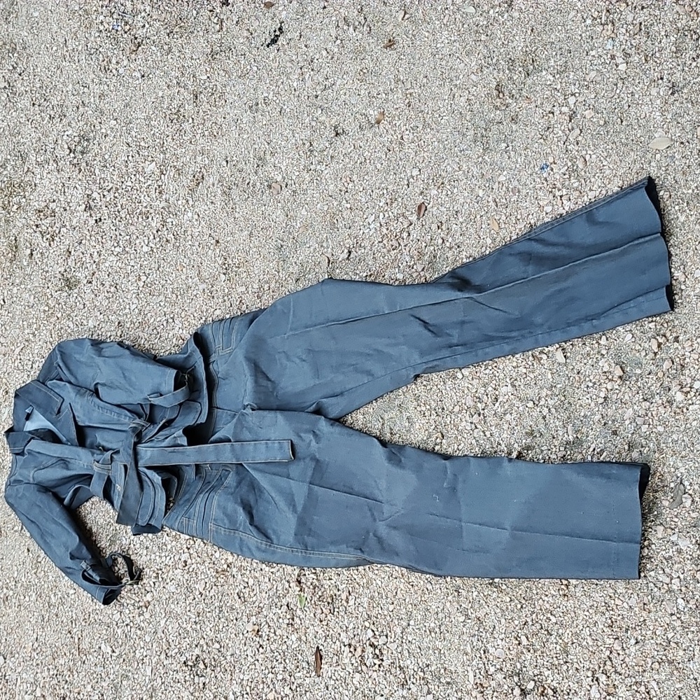 Metrostyle Grey Cotton Poly Blend Casual Suit Pants & Jacket 12